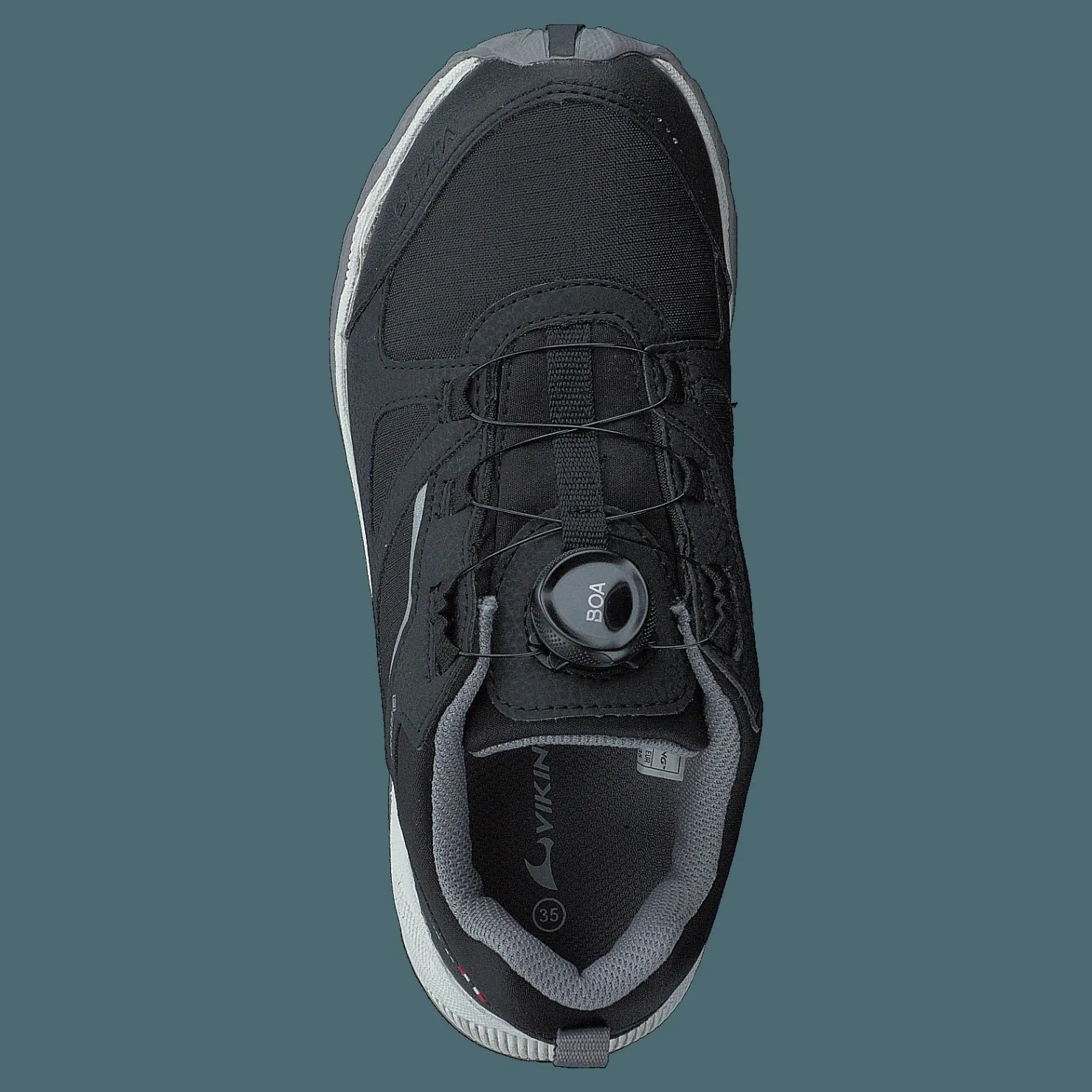 Viking Nator Low Gtx Boa Black/granite Svart Clearance
