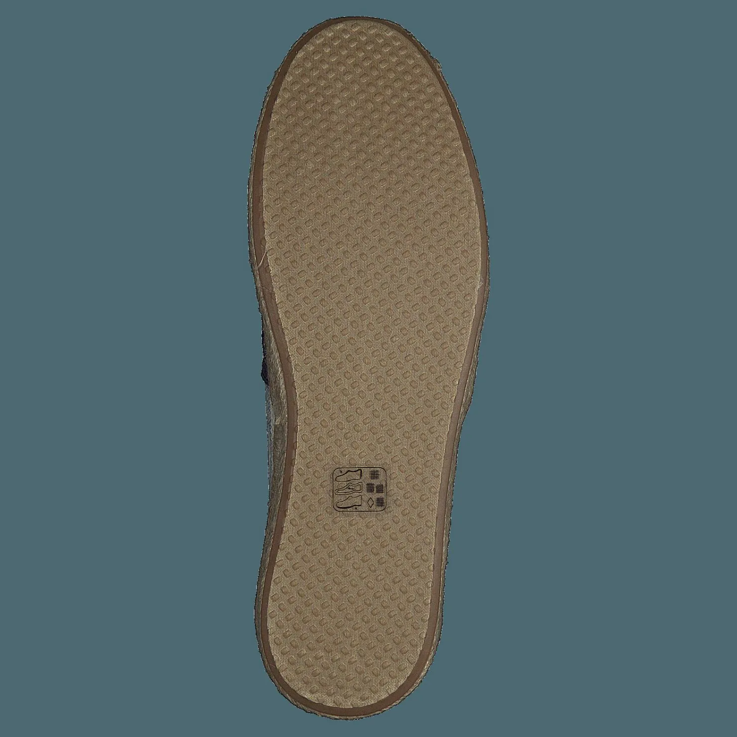 Toms Navy Canvas Ivy League On Rope Navy Beige och Blå Hot