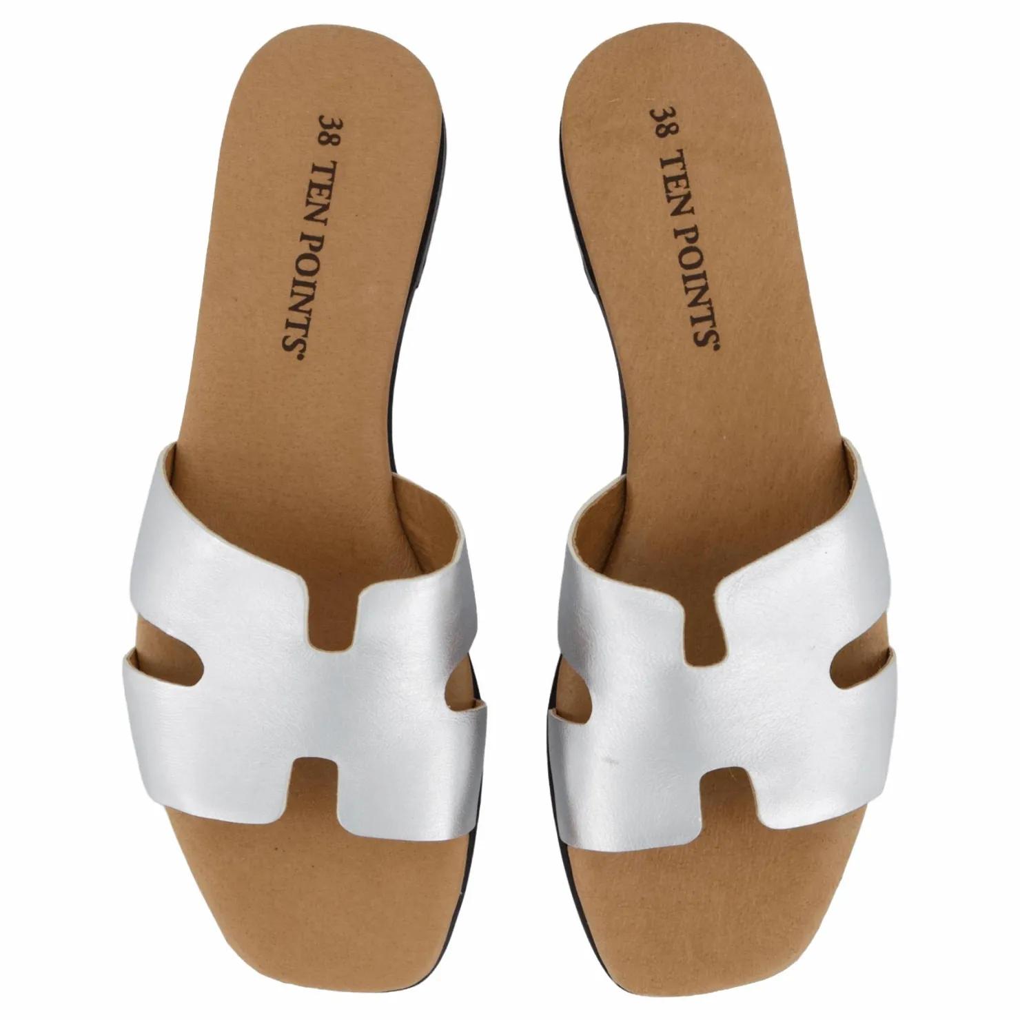 Ten Points New Madeleine Sandal Silver Clearance