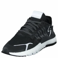 adidas Originals Nite Jogger Core Black / Core Black / Cloud White Svart Clearance
