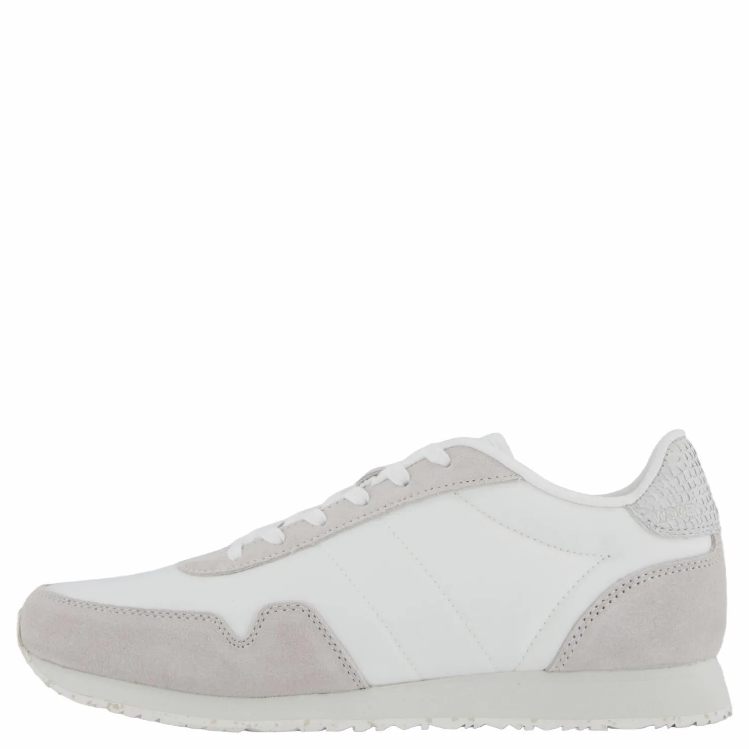 Woden Nora Iii Leather 511 Blanc De Blanc Grå
