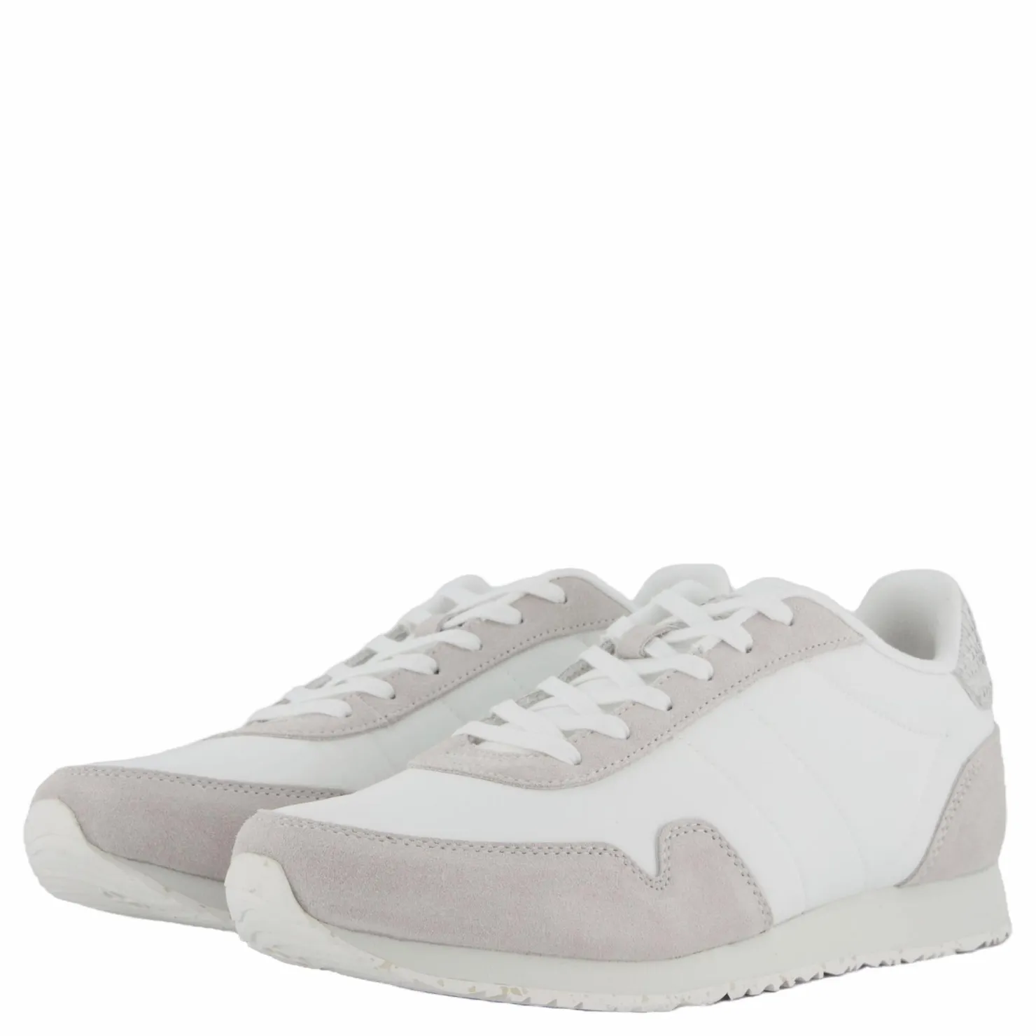 Woden Nora Iii Leather 511 Blanc De Blanc Grå