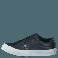 Converse One Star Black/gold/egret Guld, Blå och Svart Clearance