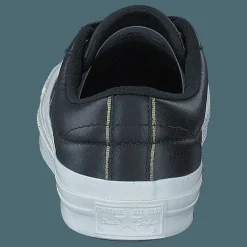 Converse One Star Black/gold/egret Guld, Blå och Svart Clearance