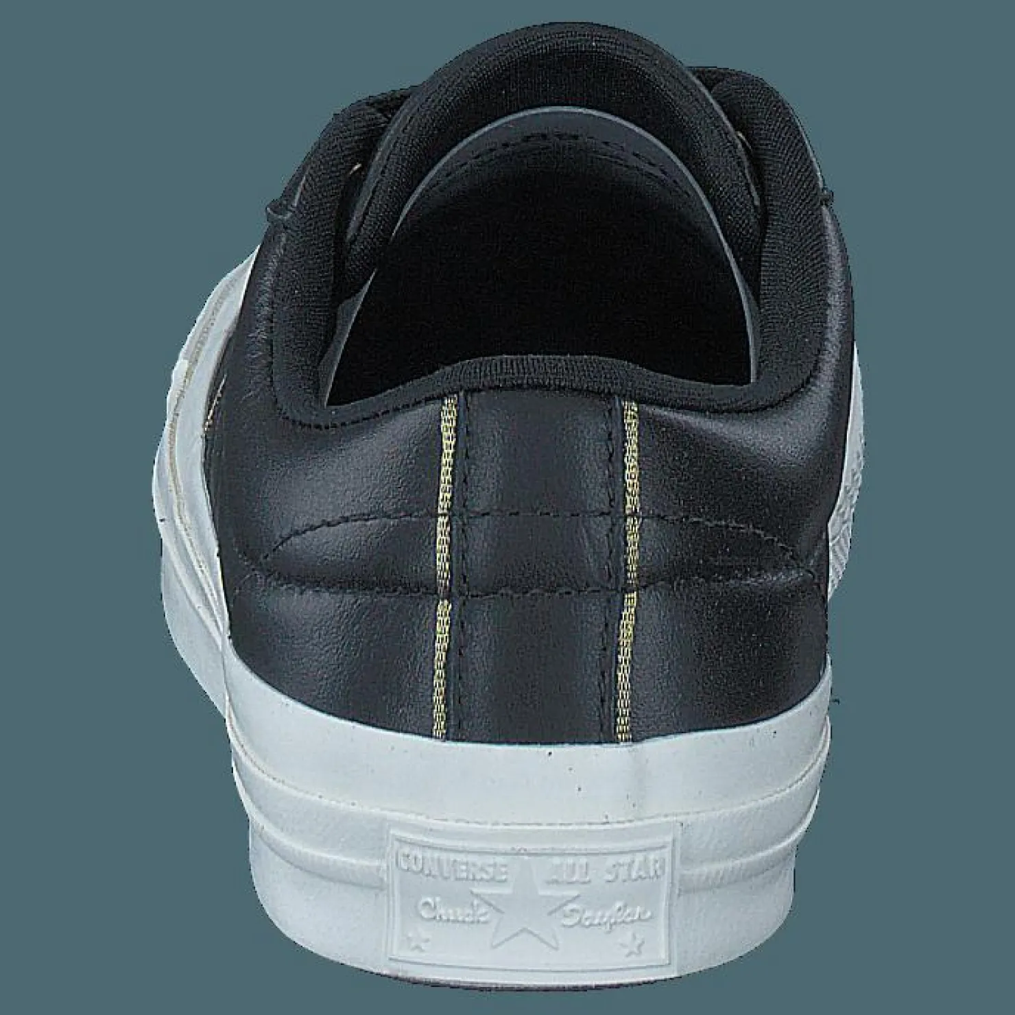 Converse One Star Black/gold/egret Guld, Blå och Svart Clearance