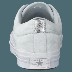 Converse One Star Pure Platinum/white Guld och Vit Clearance