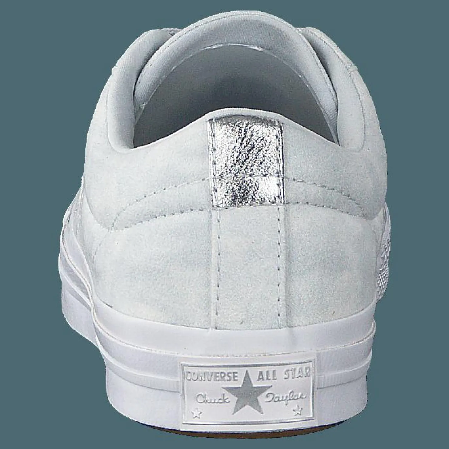 Converse One Star Pure Platinum/white Guld och Vit Clearance