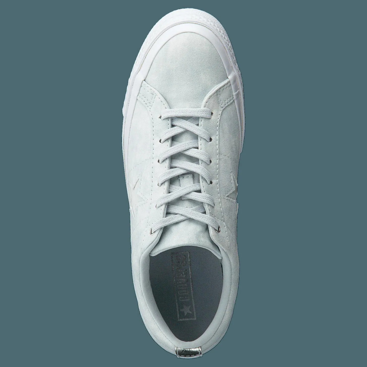 Converse One Star Pure Platinum/white Guld och Vit Clearance