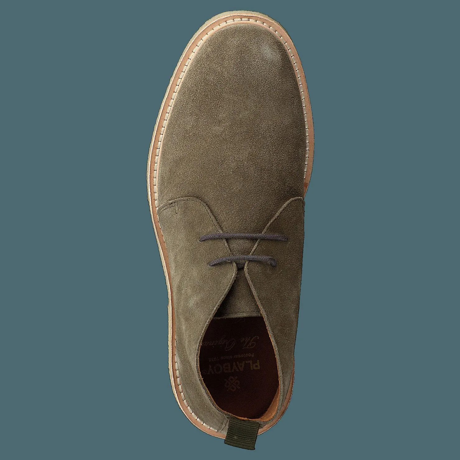 Playboy Footwear Original City Chukka Boot Olive Green Brun Online