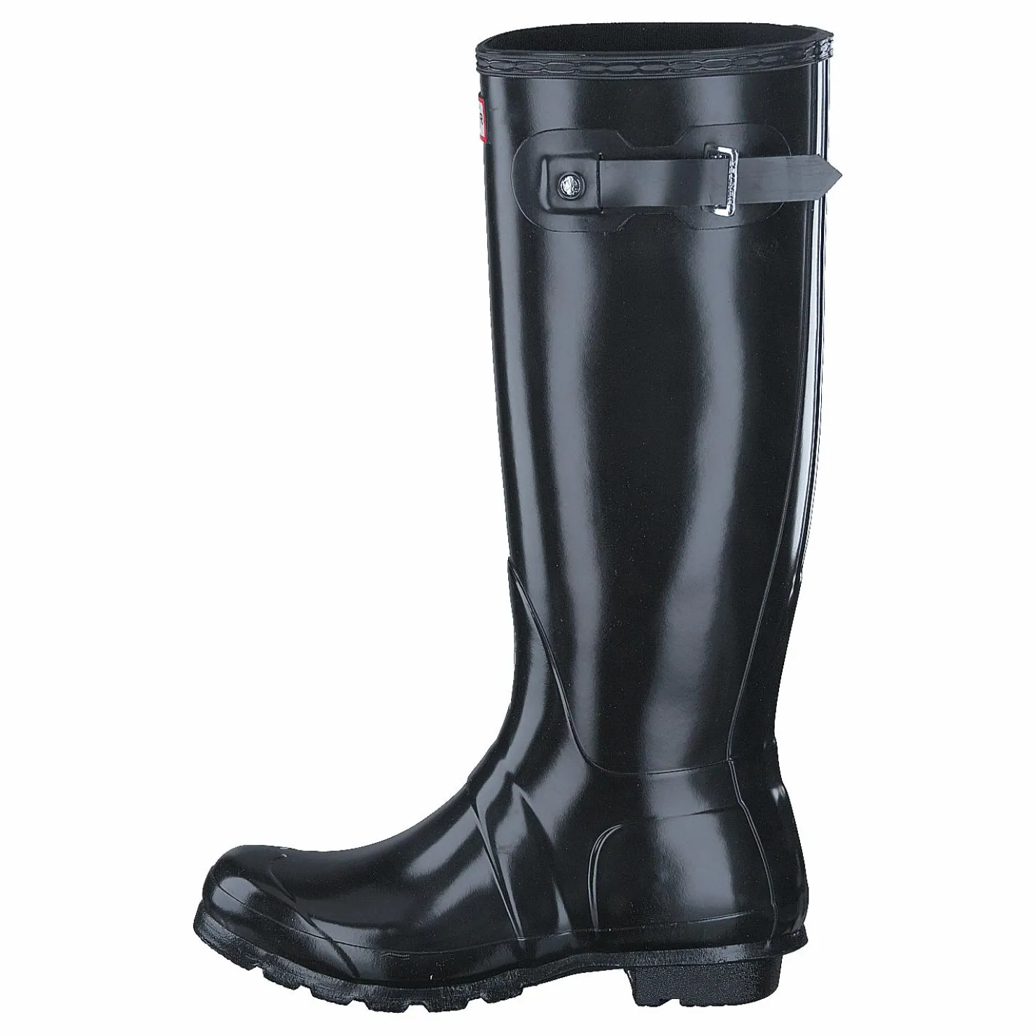 Hunter Original Tall Gloss Black Svart Best