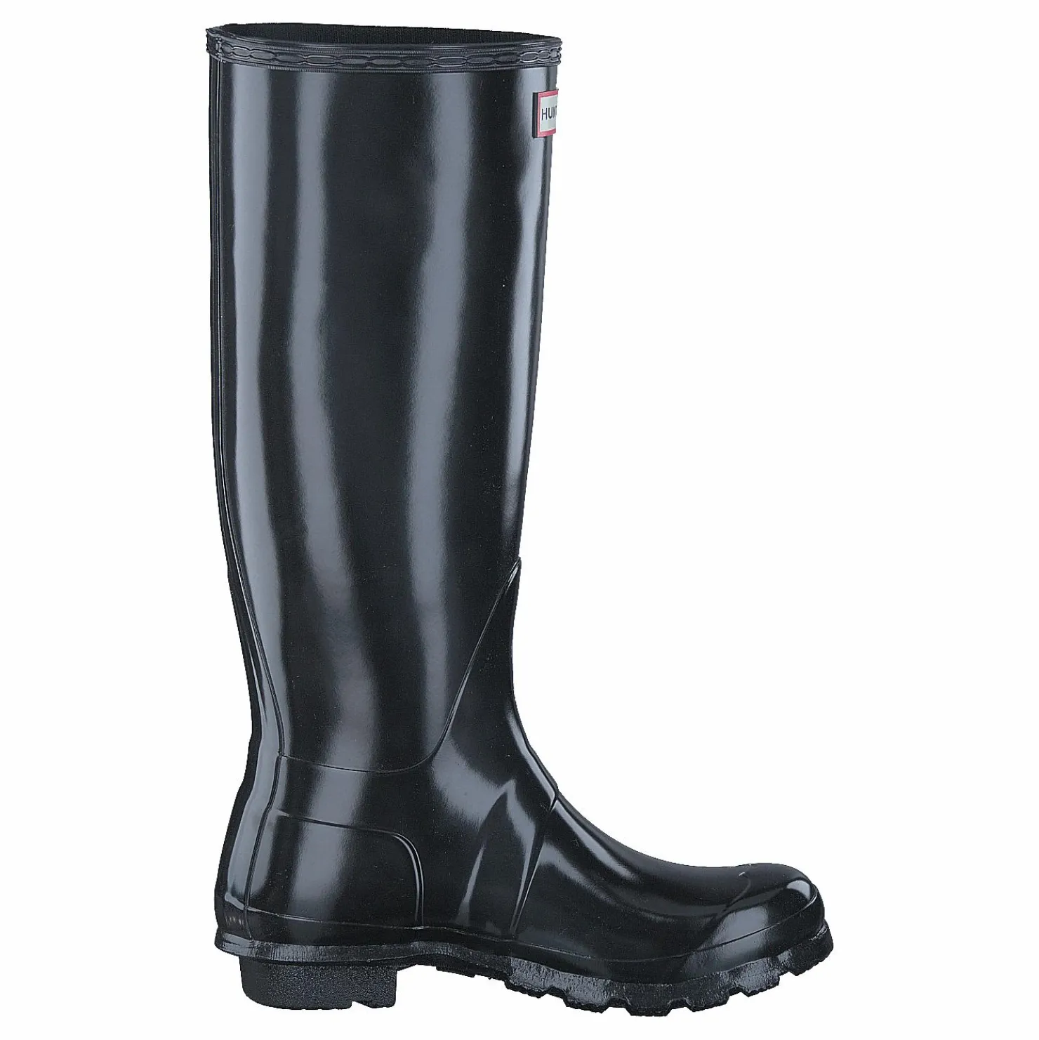 Hunter Original Tall Gloss Black Svart Best