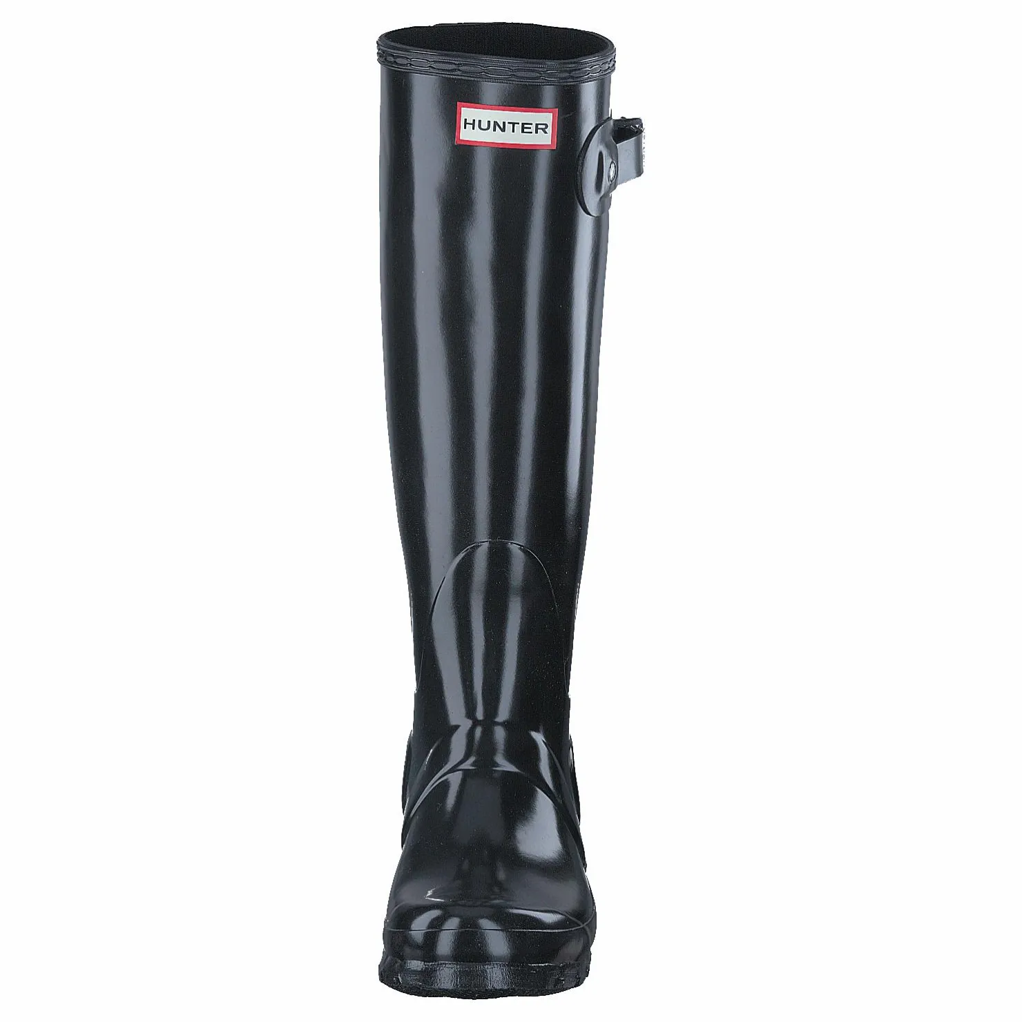 Hunter Original Tall Gloss Black Svart Best