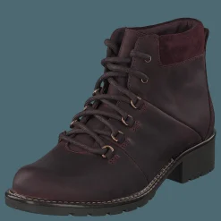 Clarks Orinoco Demi Burgundy Leather Brun