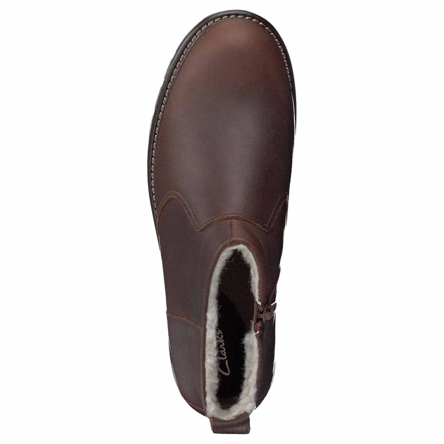 Clarks Orinoco Snug British Tan Lea Brun New