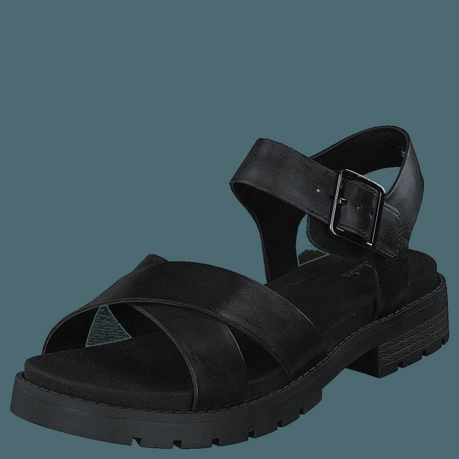 Clarks Orinoco Strap Black Leather Svart Outlet