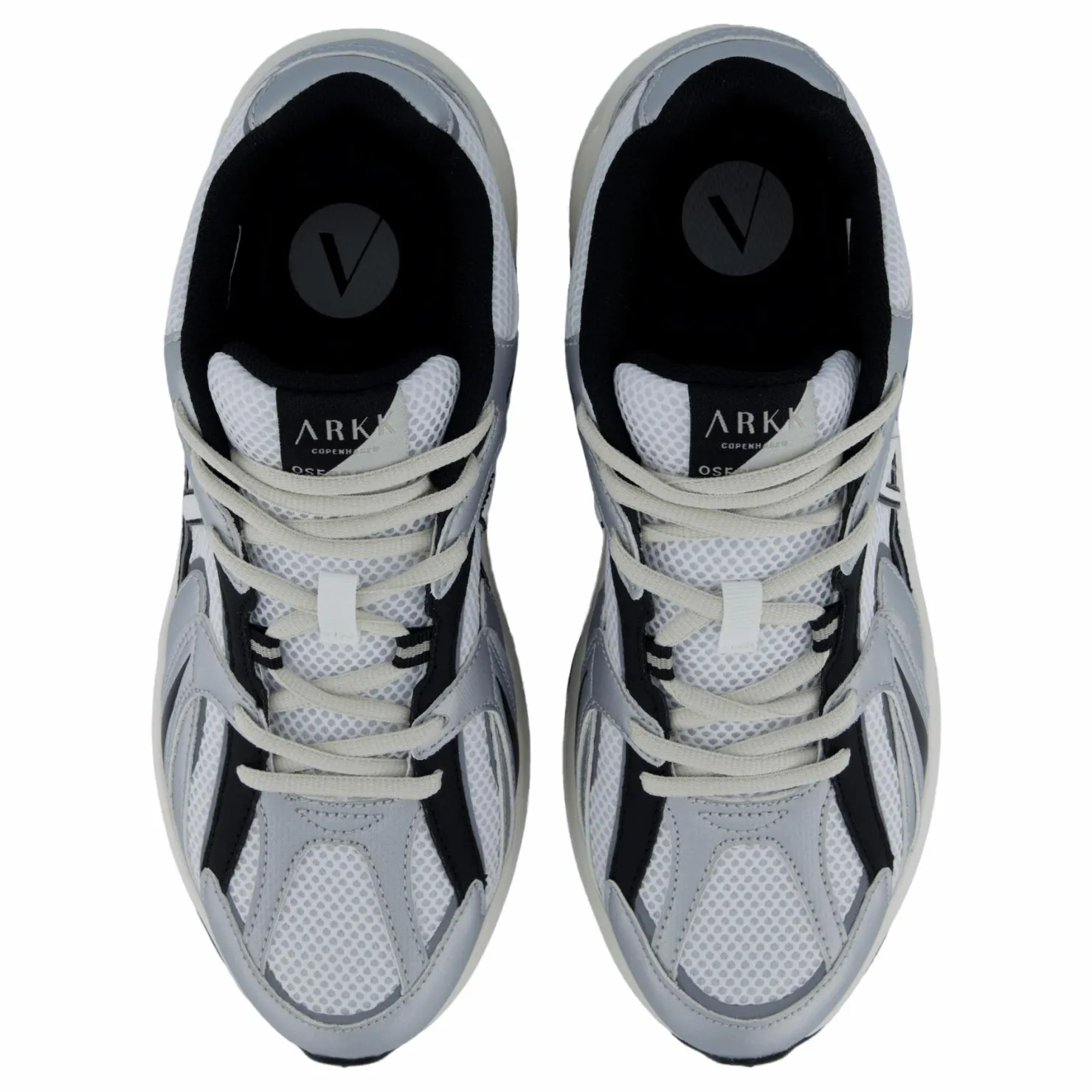 ARKK Copenhagen Oserra Silver Black - Men Silver Black Silver och Svart New