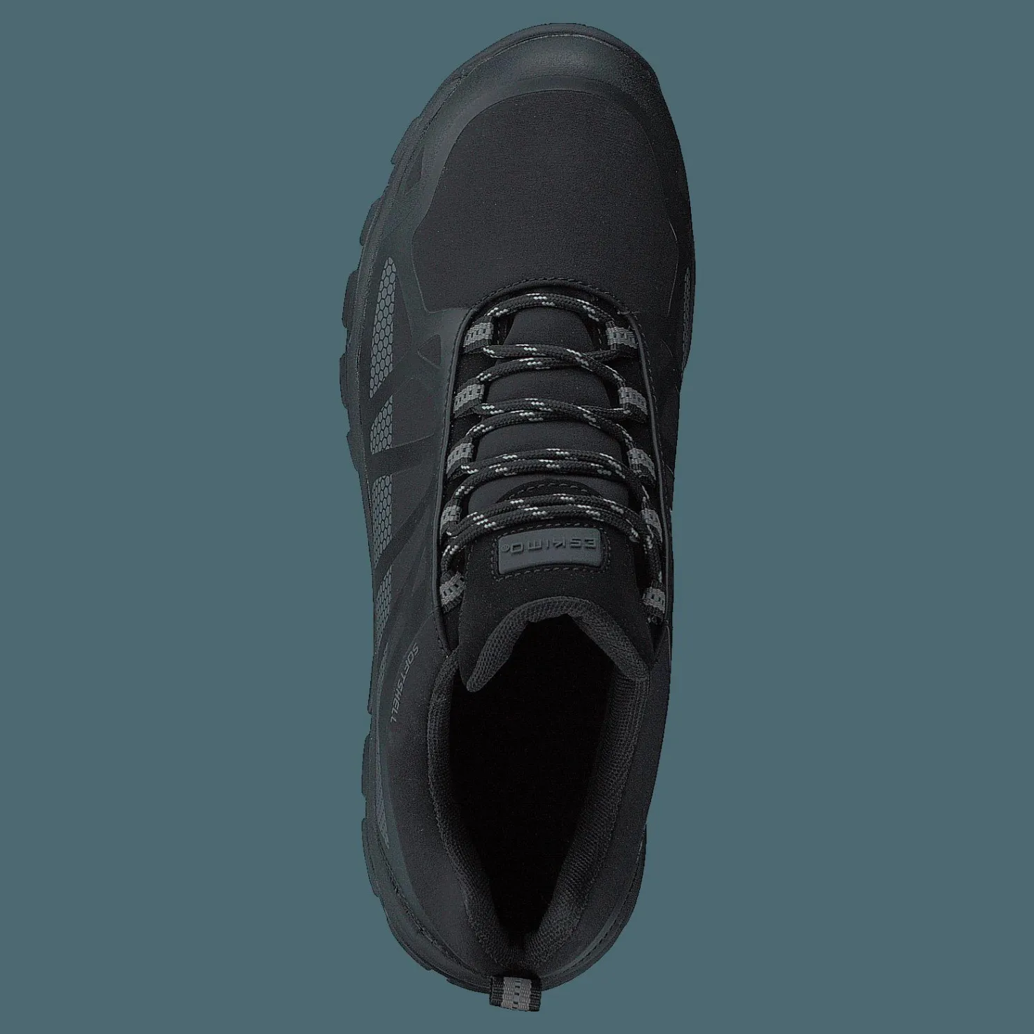 Eskimo Oval Studs Black Svart Outlet