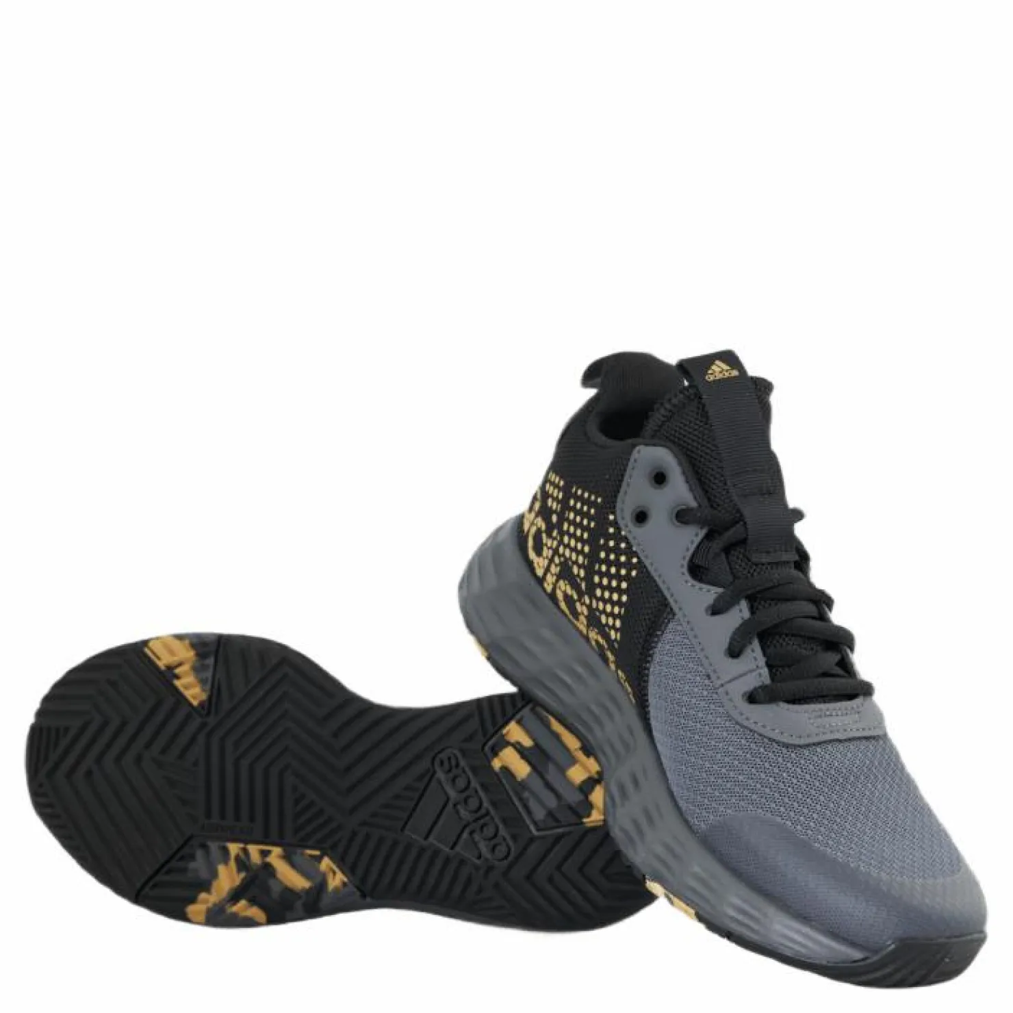 adidas Ownthegame 2.0 Shoes Grey Five / Matte Gold / Core Black Svart Discount