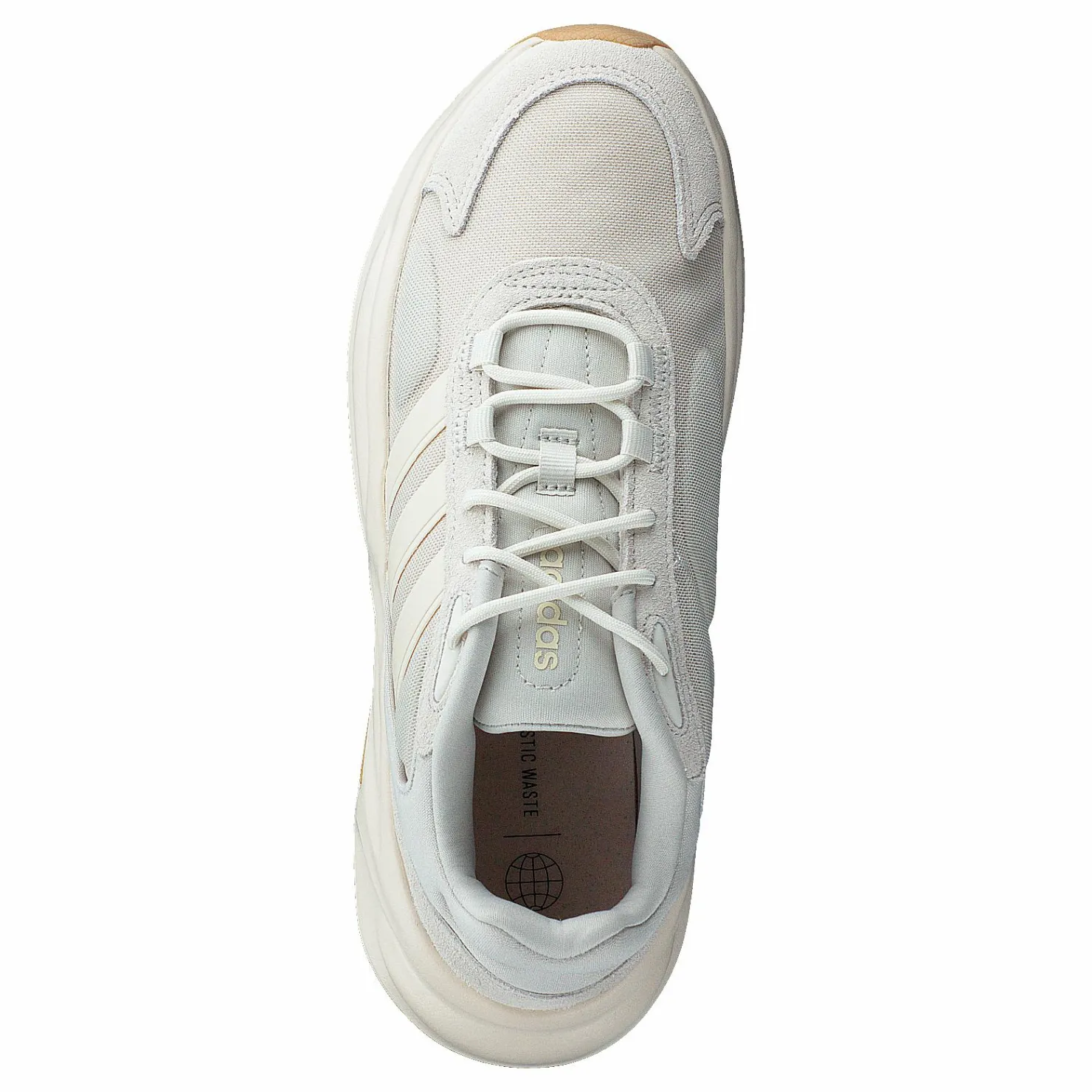 adidas Ozelle Cloudfoam Shoes Aluminium / Wonder White / Gum Grå