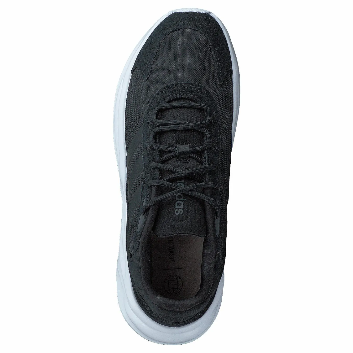 adidas Ozelle Cloudfoam Shoes Core Black / Core Black / Grey Six Svart New
