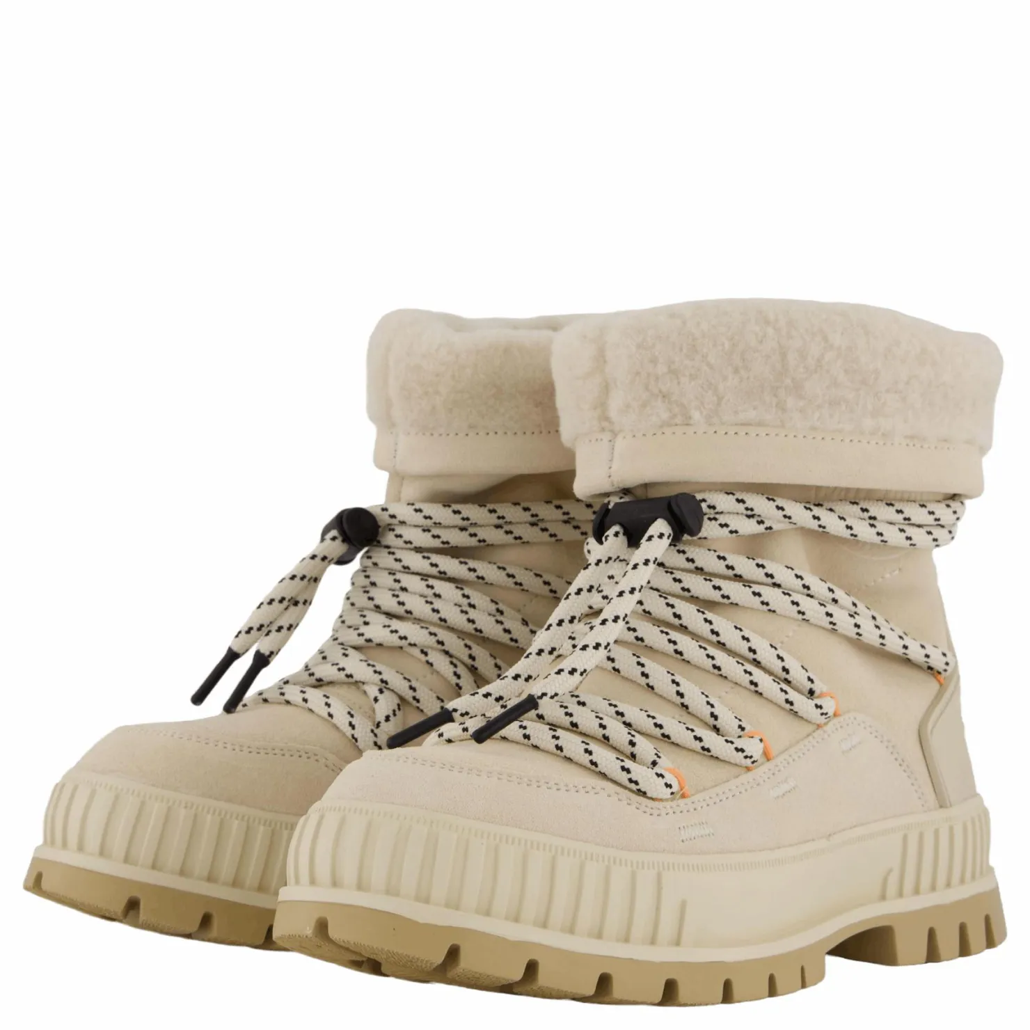 Palladium Pallashock Hiver Almond Milk Beige New