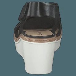 Clarks Palm Candid Black Leather Grå Sale