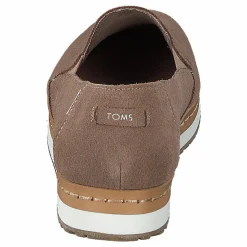 Toms Palma Leather Wrap Taupe Grey Suede Brun