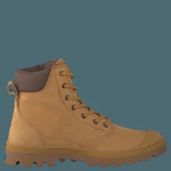 Palladium Pampa Cuff Wp Lux Amber Gold Guld och Brun