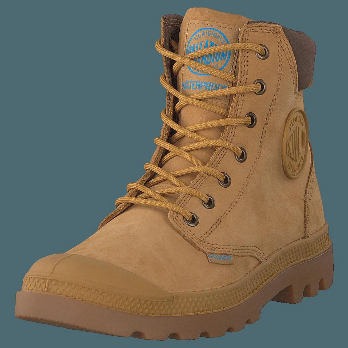 Palladium Pampa Cuff Wp Lux Amber Gold Guld och Brun