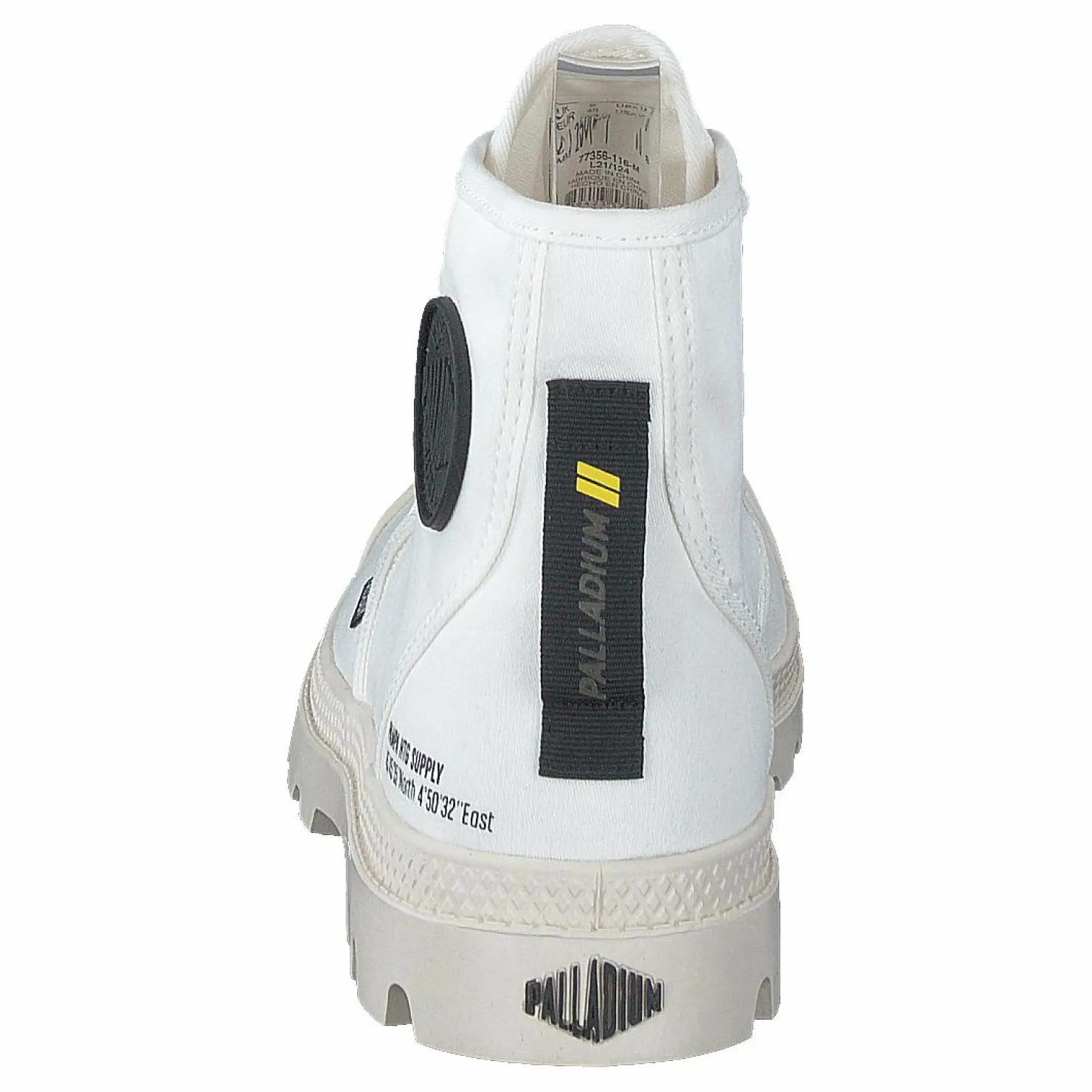Palladium Pampa Hi Htg Supply Star White Vit Hot