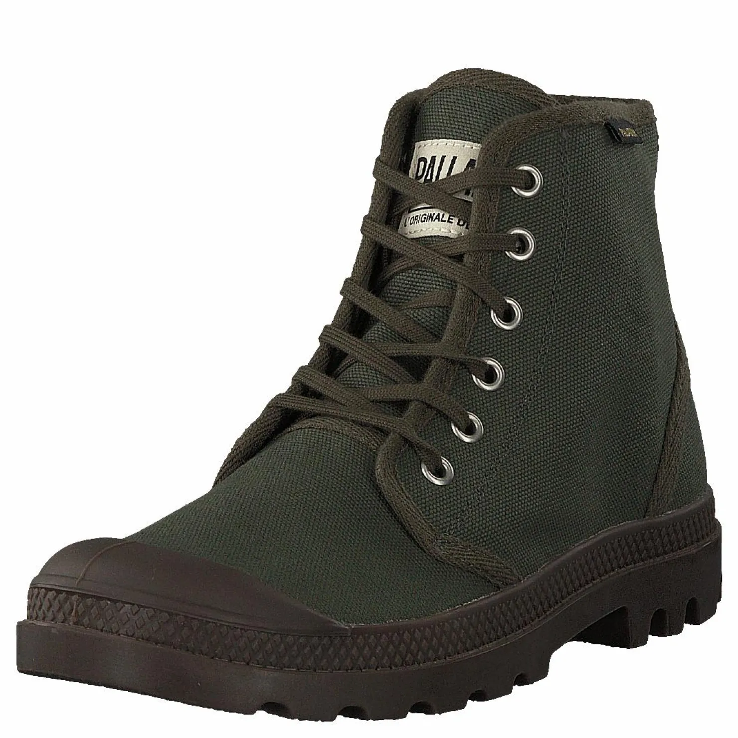 Palladium Pampa Hi Original Olive Night Grön New
