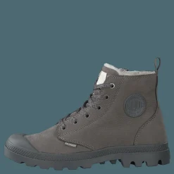 Palladium Pampa Hi Wool Zip Cloudburst Grå Best
