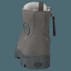 Palladium Pampa Hi Wool Zip Cloudburst Grå Best