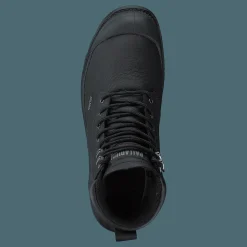 Palladium Pampa Shield Wp+ Lth Black Svart Outlet