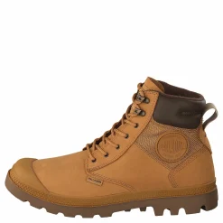 Palladium Pampa Shield Wp+ Lux Amber Gold Guld, Orange och Brun Discount