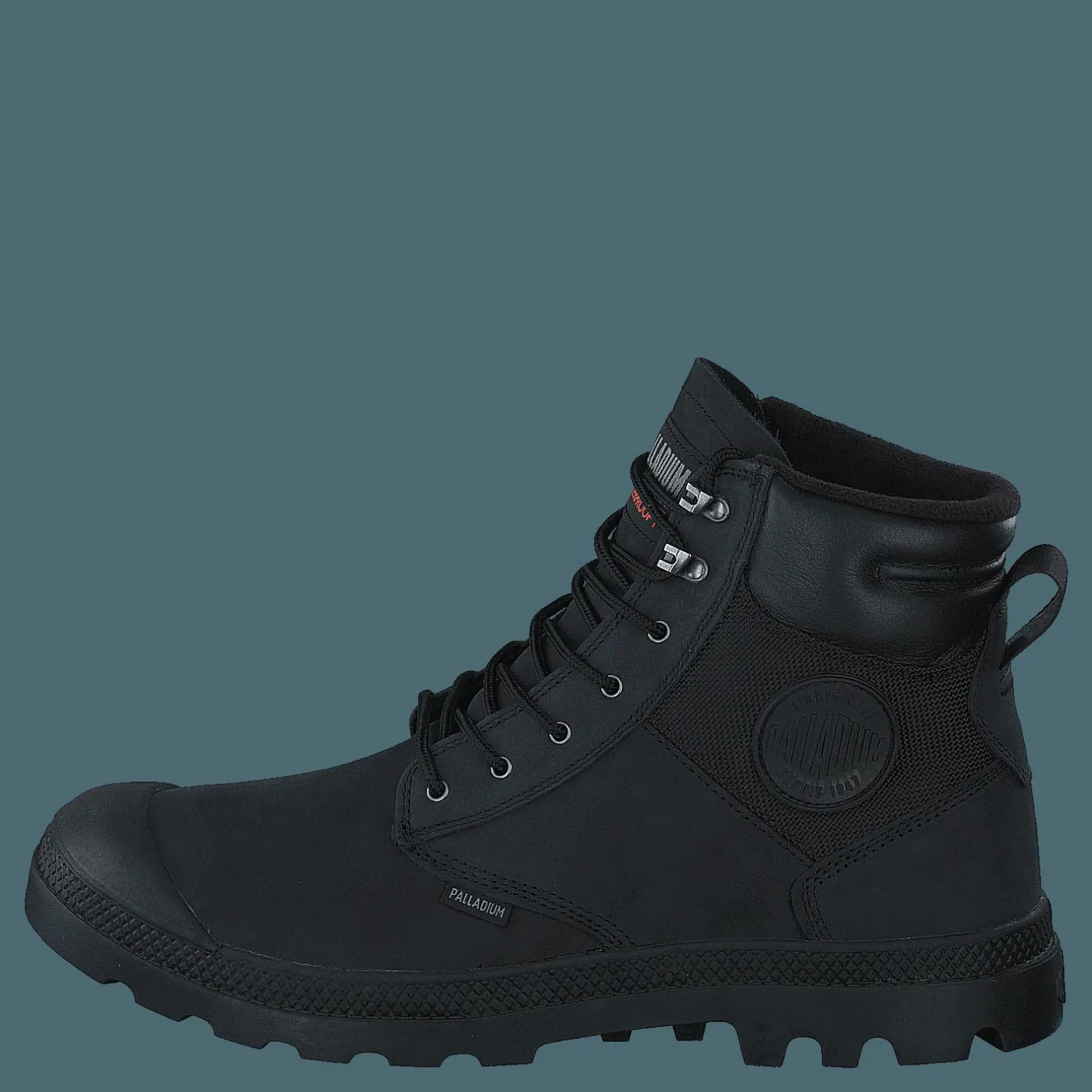 Palladium Pampa Shield Wp+ Lux Black/black Svart Outlet