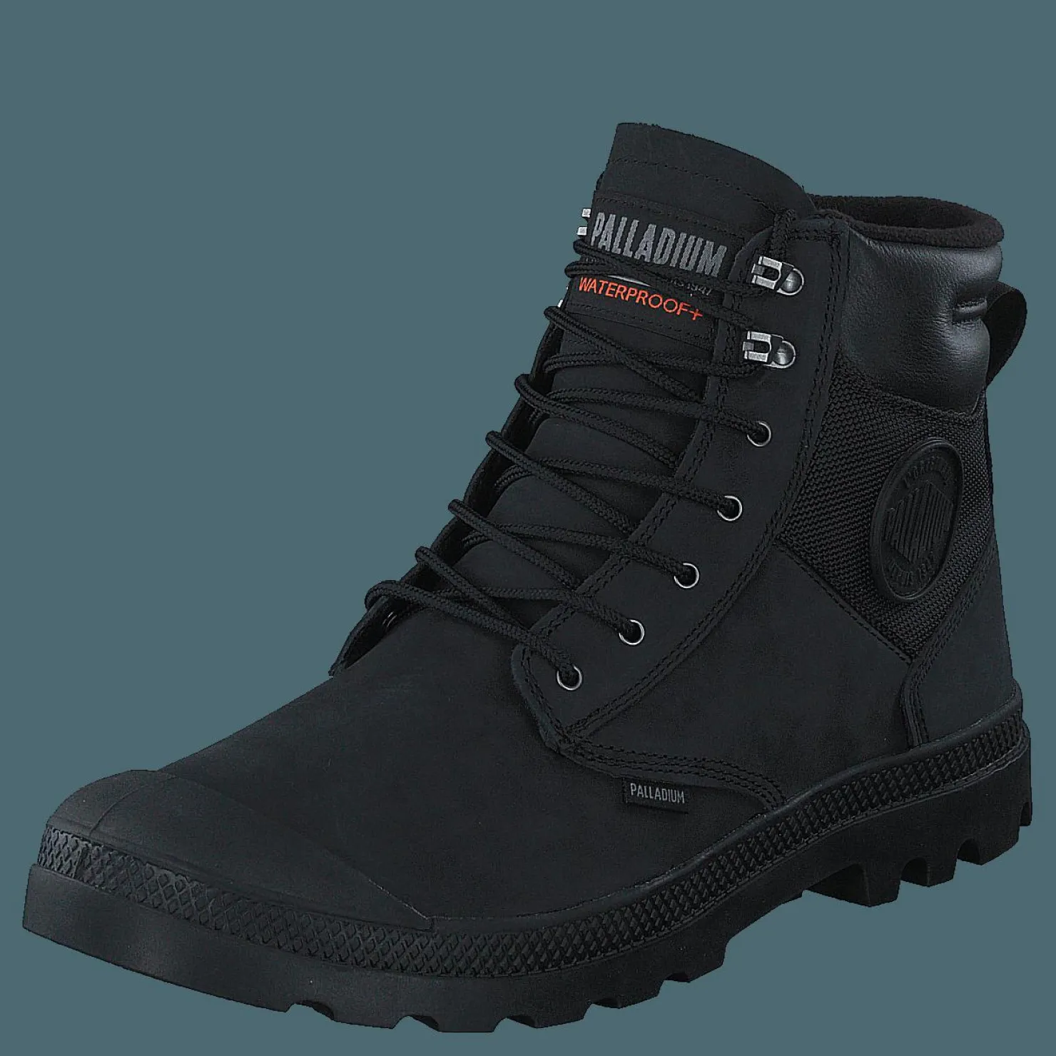 Palladium Pampa Shield Wp+ Lux Black/black Svart Outlet