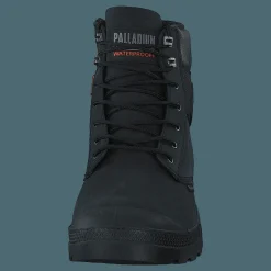 Palladium Pampa Shield Wp+ Lux Black/black Svart Outlet
