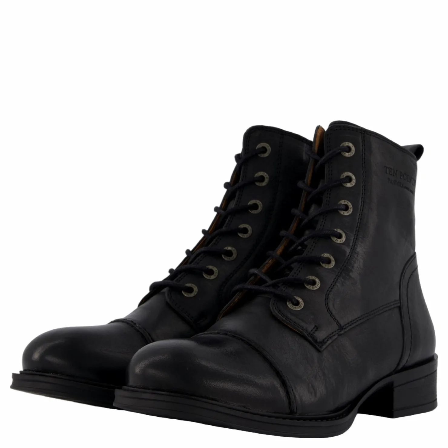 Ten Points Pandora Laced Boots Black Svart Outlet