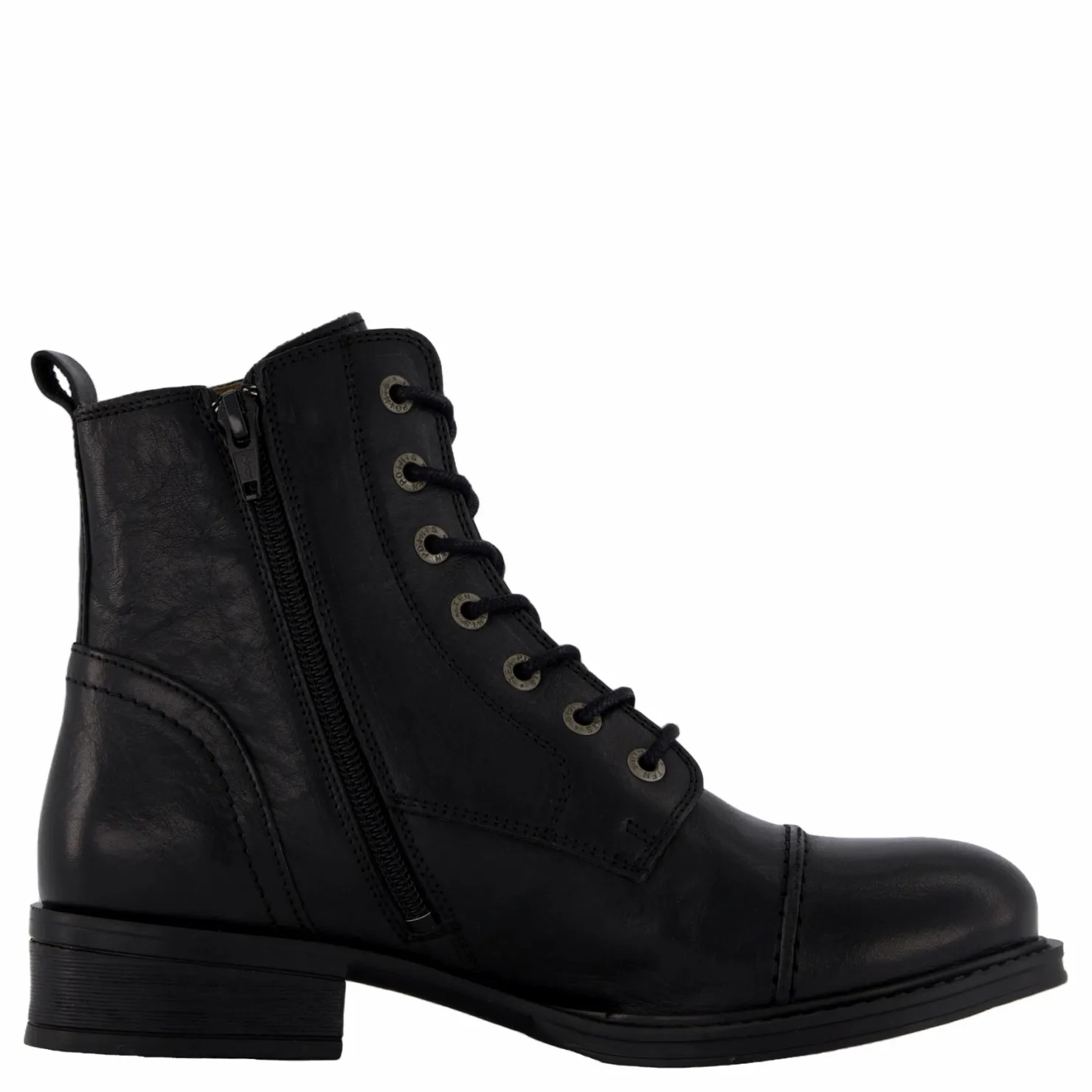 Ten Points Pandora Laced Boots Black Svart Outlet