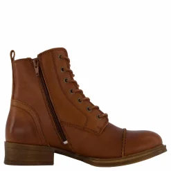 Ten Points Pandora Laced Boots Cognac Brun Hot