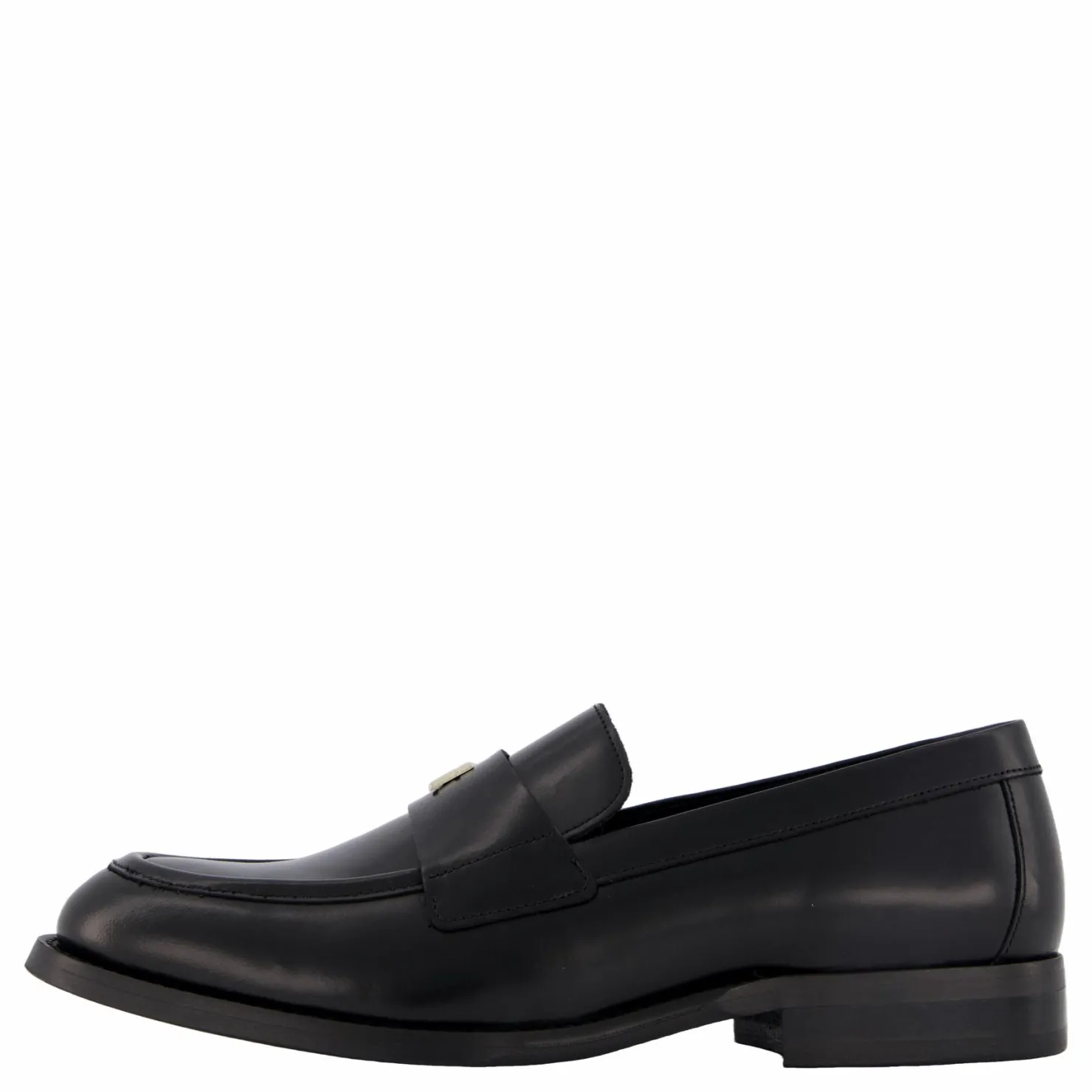 Tommy Hilfiger Party Abrasivato Leather Loafe Black Svart Outlet
