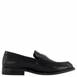 Tommy Hilfiger Party Abrasivato Leather Loafe Black Svart Outlet