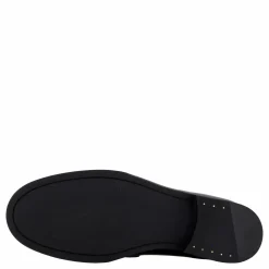 Tommy Hilfiger Party Abrasivato Leather Loafe Black Svart Outlet
