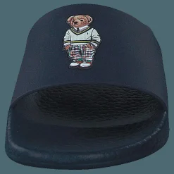 Polo Ralph Lauren Polo Bear Slide Navy Blå Sale