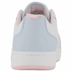 Ralph Lauren Junior Polo Court Ii C-white Tumbled/lt Pink/lt Blu Blå, Vit och Rosa Hot