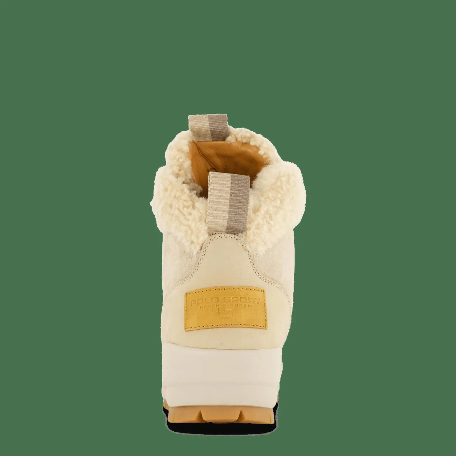 Polo Ralph Lauren Polo Sport Hiker Suede-Shearling Boot Milkshake / Vachetta Beige Clearance