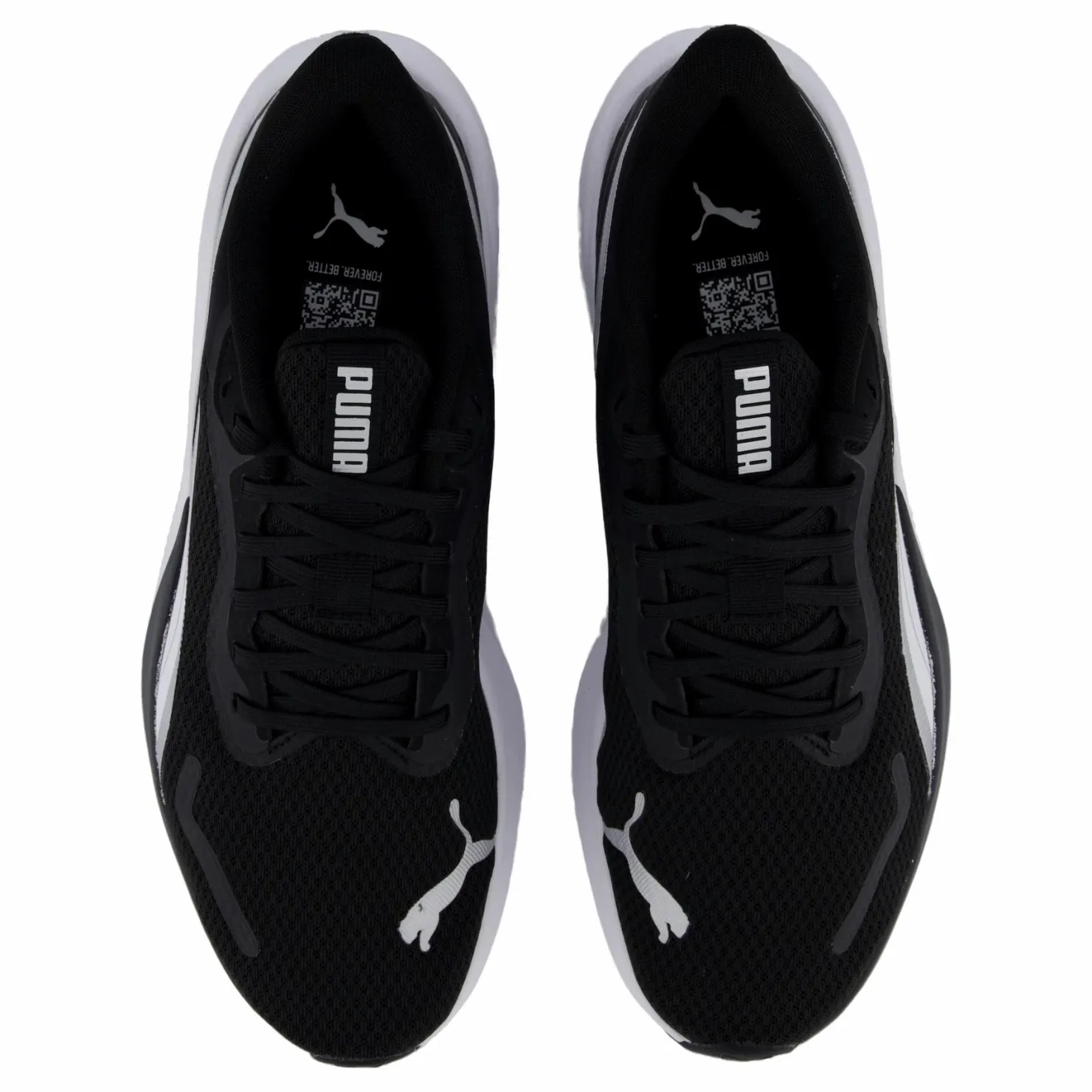 Puma Pounce Lite Black- White Svart Outlet