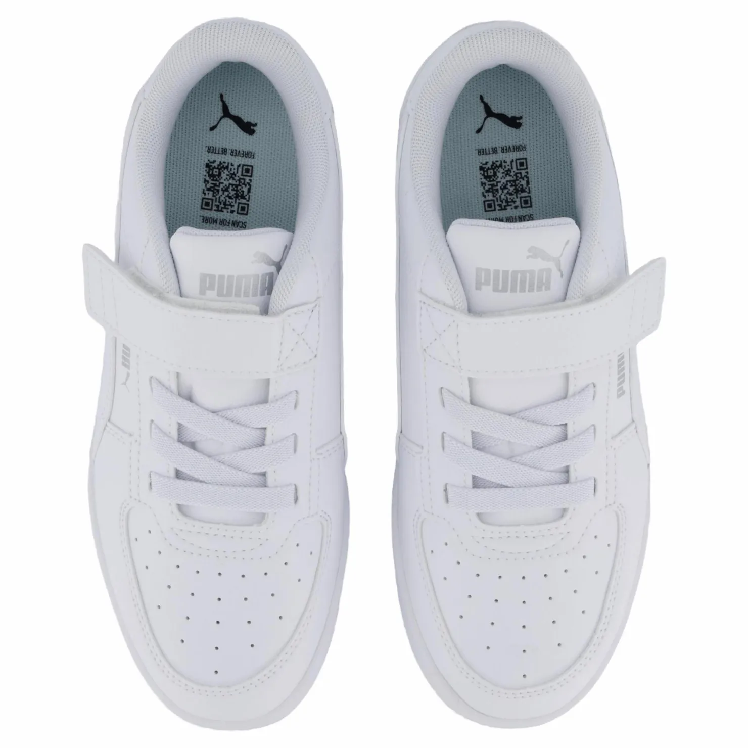 Puma Caven 2.0 Ac+ Ps White- Silver- Bl Vit Clearance