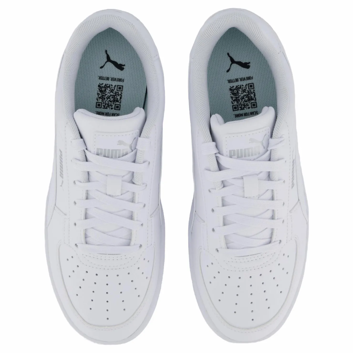 Puma Caven 2.0 Jr White- Silver- Bl Vit Best